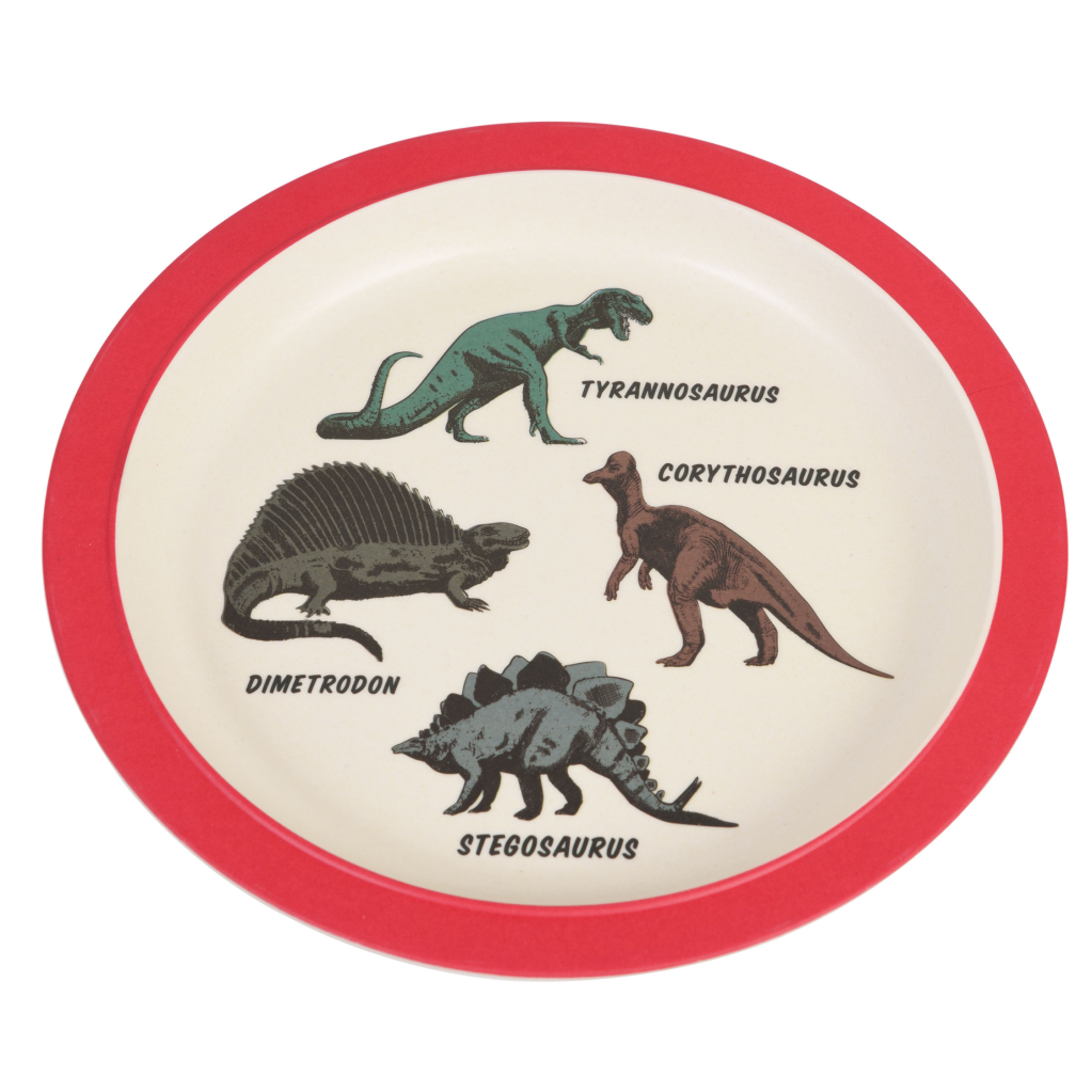 Dinosaur Bamboo Plate - Culture Trend